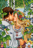 Схема для вышивки А2 «Украинская любовь весной»