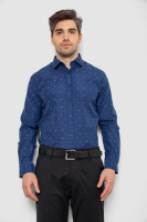 Сорочка чоловіча, колір синій, 214R823