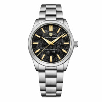 Чоловічий годинник Pagani Design PD-1734 Silver-Black з сапфіровим склом та механізмом SEIKO VH31