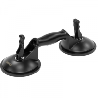 Тримач-присосок для скла BIHUI Black SCDB4 (двійний/85кг/115мм)