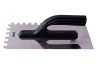 Гладилка нержавеющая Mastertool - 270 x 125 мм, зуб 10 x 10 мм 1 шт.