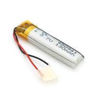 Литий-полимерный аккумулятор 4,5*09*41mm 3,7V (Li-ion 3.7В 130мА·ч)