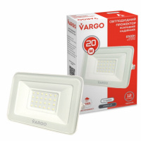LED прожектор VARGO 20W 220V 1800lm 6500K Белый