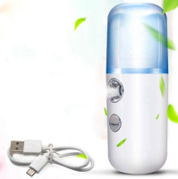 Карманный ультразвуковой увлажнитель кожи Nano Mist Soraver ∙ Портативный USB нано-распылитель мист для лица, 30 мл