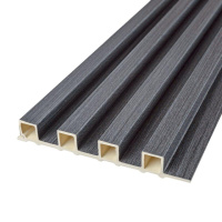 Рейка декоративная WPC стеновая 3000х160х23мм Графит SW-00001529