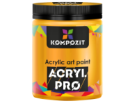 Краска художественная Acryl PRO ART Kompozit 430 мл, 113 желтый средний