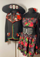 Карнавальний костюм Санта Муерте мексиканський, Halloween, жіночий.