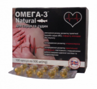 Омега-3 Natural для сердца и сосудов 100 капсул по 500 мг Гармония