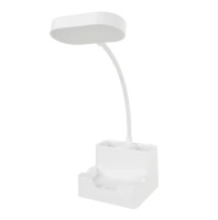 Настольная лампа с подставкой и органайзером для мелочей qp-2209-A Настольная LED лампа на 5 Вт