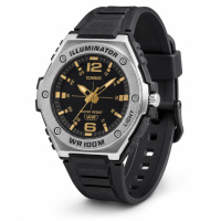 Чоловічий годинник Casio MWA-100H-1A2 Спортивний з водозахистом 10 ATM та мінеральним склом