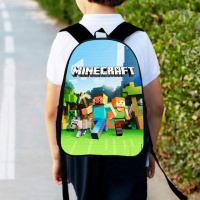 Рюкзак дитячий майнкрафт «Minecraft» 34х27см, міський ранець для хлопчика з принтом (00310)
