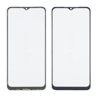 Стекло тачскрина с OCA плёнкой для Samsung A045 Galaxy A04 чёрное с олеофобным покрытием, закалённое G+OCA Pro