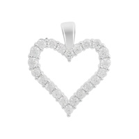 Серебряная подвеска CatalogSilver с фианитами (2191568)