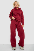 Спортивний костюм жіночий на флісі, колір бордовий, 257R87