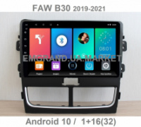 Штатная магнитола FAW B30 Android 10 / GPS / WiFi / + оригинальная камера в подарок!