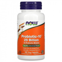 Пробиотический Комплекс Probiotic 25 Billion,  Now Foods, 100 вегетарианских капсул