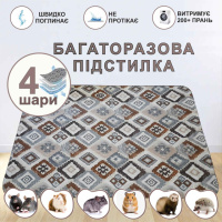 Багаторазова підстилка 30х40 см наповнювач для гризунів