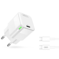 Мережевий Зарядний Пристрій XO CE06 PD 30W GaN Type-C to Type-C