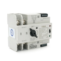 Автомат ввода резерва (АВР) двухполюсный YRQ2PC-125 Wifi ATS, 2P 125A 220V, E-Welink App на DIN-рейку для генераторов