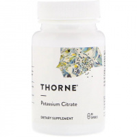 Калий Цитрат, Potassium Citrate, Thorne Research, 90 капсул