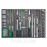 Набор инструмента TOPTUL 1/4«, 3/8», 1/2«  126ед (в ложементе) GEDC611