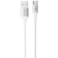 Кабель Proove WireX USB to Type-C 3A 1m White (CCWX15001202)