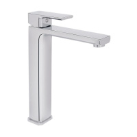 Змішувач для раковини  Lidz Dozorca 001FH високий (k35) Chrome LDDOZ001FHCRM48990