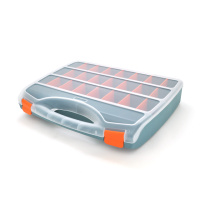 Пластиковый переносной ящик для инструментов 360 х 460 х 80, 24 отделения