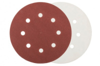 Круг шлифовальный на липучке Mastertool 125мм x Р36 x 8 отверстий (5шт) (08-2503-H)