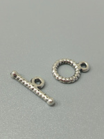 Замок «тогл» / размер 0.9×1,2см/ сталь