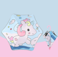 Зонт детский складной со светоотражающей каймой Единорог 3 9550 87 см