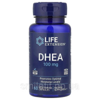 Дегідроепіандростерон, 100 мг, DHEA, Life Extension, 60 вегетаріанських капсул