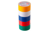 Стрічка ізоляційна Intertool 20 м асорті (IT-0024) (10 шт.)
