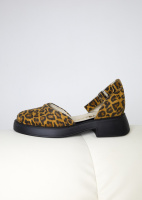 Стильні леопардові відкриті туфлі v7-001-11L