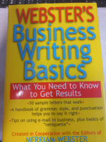 Webster's Business Writing Basics by Merriam-Webster