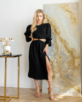 Платье «April» Черное S-M