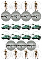 Вафельные картинки на тему: для мужчин