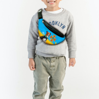 Сумка-бананка «Пес Патрон» з патріотичним принтом, 32х15см, дитяча, молодіжна (00003)