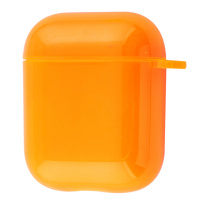 Чехол для Apple AirPods TQ-856 силиконовый ярко-оранжевый