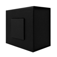 Подарункова картонна коробочка для годинника Boxes чорна універсальна (SKU: 1000-0256)
