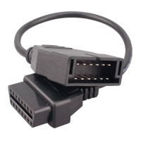 Переходник с OBD2 16pin мама на GM 12pin папа GM12 Daewoo Lanos Sens