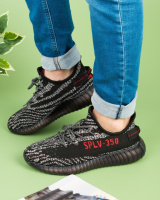 Чоловічі двокольорові кросівки з текстилю