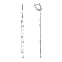 Серебряные серьги CatalogSilver без камней (2048428)