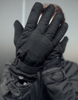 Крутые мужские перчатки Zima Nipochem (нейлоновые) чорные