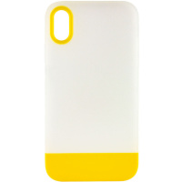 Чохол TPU+PC Bichromatic для Apple iPhone X/XS (5.8«») (Matte/Yellow) - купити в SmartEra.ua