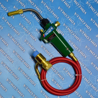 Зварювальний пальник RTM 3660T(10 mm) для паяння (MAПП газ) C п'єзопідпалом і шлангом 1.5 м