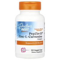 Цинк Карнозін Комплекс, PepZin, Doctor's Best, 120 вегетаріанських капсул