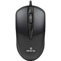 Мишка REAL-EL RM-214 USB Black (EL123200039) (Код товару:43597)