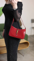 Yves Saint Laurent hobo red