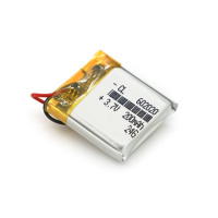 Литий-полимерный аккумулятор 6*20*20mm (Li-ion 3.7В 200мА·ч)
